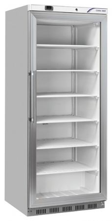 Congélateur vertical 1 porte vitrée gris 600 L - Coolhead - QNXG 600