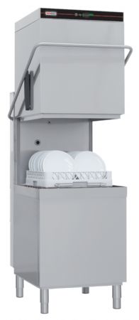 Lave-Vaisselle à Capot simple paroi avec pompe de vidange, commandes en façade supérieure monophasé - Redfox - QQI 102 P/TOP