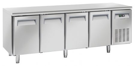 Table réfrigérée positive 4 portes pleines 570 L - Coolhead - QR 4100 Table réfrigérée positive 4 portes pleines 570 L - Coolhead - QR 4100