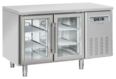 Table réfrigérée positive 2 portes vitrées 260 L - Coolhead - QRG 2100 Table réfrigérée positive 2 portes vitrées 260 L - Coolhead - QRG 2100
