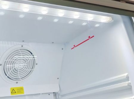 Armoire à boissons réfrigérée 1 porte vitrée blanche 400 L +3/+10°C - Coolhead - QRG 400