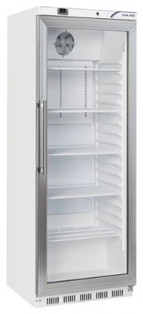 Armoire à boissons réfrigérée 1 porte vitrée blanche 400 L +3/+10°C - Coolhead - QRG 400