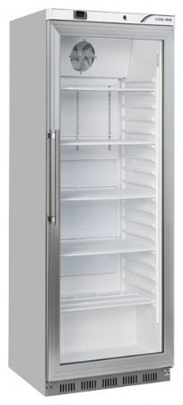 Armoire à boissons réfrigérée 1 porte vitrée grise 400 L +3/+10°C - Coolhead - QRXG 400