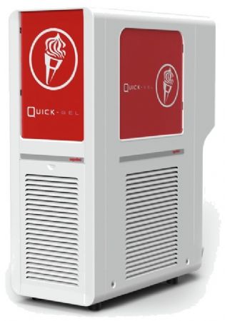 Distributeur de glaces et softs compacte alimentation par gravité - 4 litres - 14 kg/h