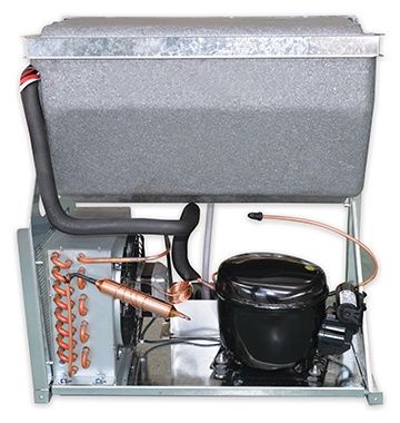 Meuble à pizza réfrigéré professionnel dessus granit avec bloc tiroirs neutre pour plateaux 600x400 mm +2/+8°C - Coolhead - QZ 36