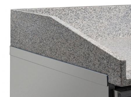 Meuble à pizza réfrigéré professionnel dessus granit pour plateaux 600x400 mm +2/+8°C - Coolhead - QZ 40