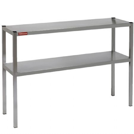Étagère professionnelle 2 niveaux 1200x300x700 mm - Diamond Promo - R122
