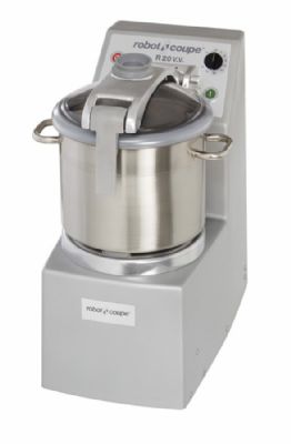 Cutter professionnel de table  vitesse variable avec cuve inox 20L - 300  3500 trs/min