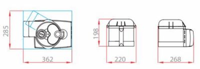 Robot multifonction combin� Cutter et coupe l�gumes � �jection continue 2,9L avec 4 disques inclus - 1500trs/min