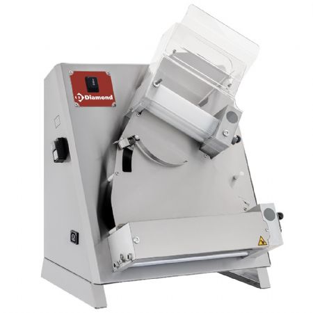 Laminoir pour boulangerie Ø 320 mm, 2 rouleaux, en inox, 470x430x670 mm, 0.37 kW - Diamond Promo - R32/XP
