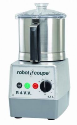 Cutter professionnel de table  vitesse variable avec cuve inox 4,5L - 300  3500 trs/min