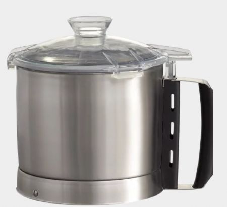 Combin� cutter et coupe l�gumes monophas� 1 vitesse avec cuve inox 4,5L et 4 disques inclus - 1500 trs/min