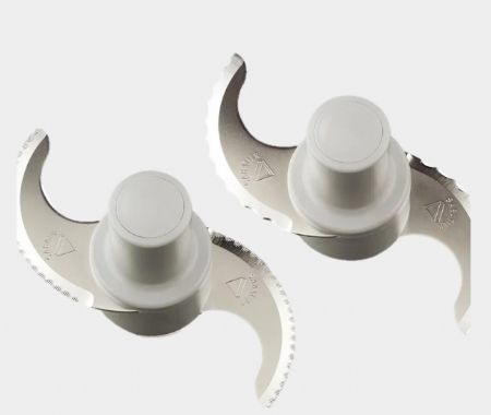 Combin� cutter et coupe l�gumes monophas� 1 vitesse avec cuve inox 4,5L et 4 disques inclus - 1500 trs/min