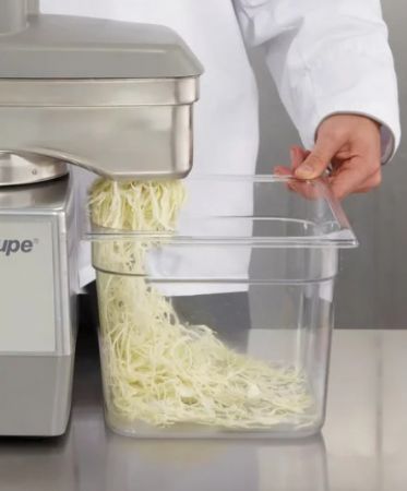 Combin� Cutter et coupe l�gumes monophas� avec cuve inox 4,5L avec 6 disques inclus - 0,75kW