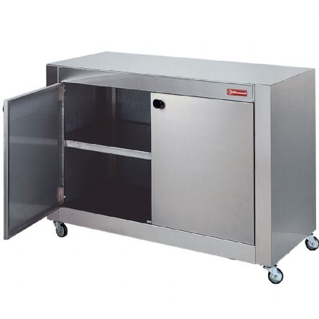 Armoire de support en inox sur roues