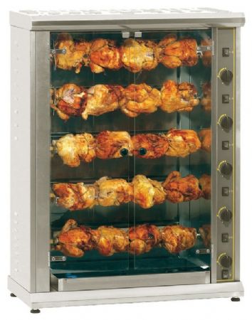 Rôtissoire professionnelle électrique 5 broches 20 poulets - Furnotel - RBE20