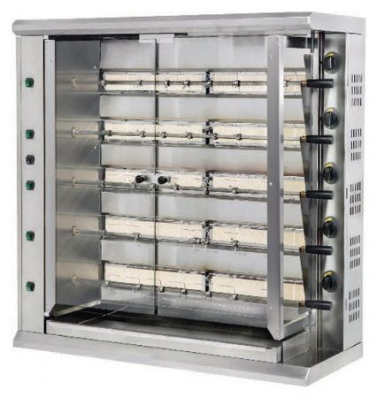 Rôtissoire professionnelle Gaz 30 poulets - Furnotel - RBG30