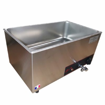 Bain marie lectrique ave robinet de vidange 1 cuve GN1/1 - 535x319x260 mm