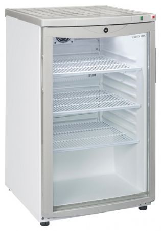 Réfrigérateur à boissons blanc 1 porte vitrée +4/+10°C 115 L - Coolhead - RCF 145