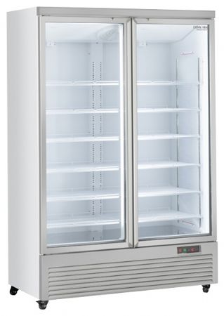 Armoire à boissons réfrigérée vitrée blanche 1081 L +1/+10°C - Coolhead - RCG 1350