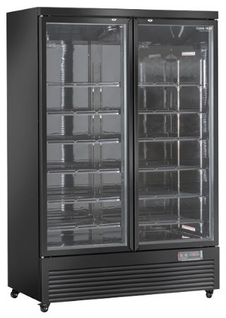 Armoire à boissons réfrigérée vitrée noire 1081 L +1/+10°C - Coolhead - RCG 1350B