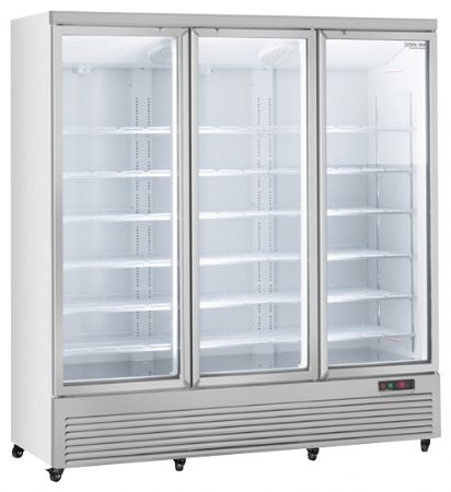 Armoire à boissons réfrigérée vitrée blanche 1664 L +1/+10°C - Coolhead - RCG 1900