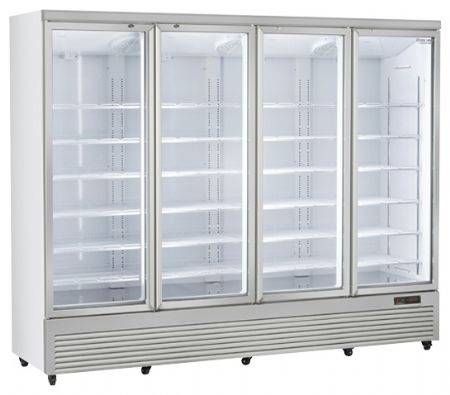 Armoire à boissons réfrigérée vitrée blanche 2248 L +1/+10°C - Coolhead - RCG 2500