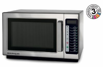 Four micro-ondes professionnel Menumaster inox commandes électroniques capacité 34 L et puissance 1100 W Four micro-ondes professionnel Menumaster inox commandes électroniques capacité 34 L et puissance 1100 W
