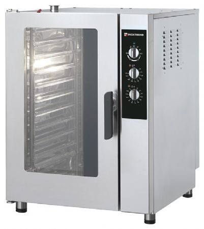 Four mixte professionnel Triphasé 12 kW commandes électromécaniques - Furnotel - RDA110E