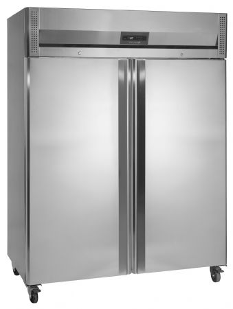 Armoire congélateur professionnelle vertical GN2/1 - 2 portes pleines - Tefcold - RF1420C