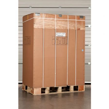 Congélateur professionnel vertical en inox avec 2 portes pleines GN 2/1 Congélateur professionnel vertical en inox avec 2 portes pleines GN 2/1