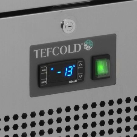 Armoire congélateur d'encas 1 porte pleine inox 429 L -24 à -10 °C - Tefcold - RF500SNACK