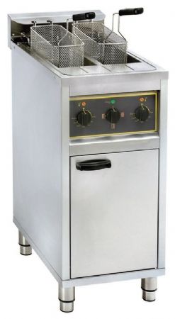 Friteuse professionnelle sur coffre Triphasé 2 x 10 L - Furnotel - RFE20C Friteuse professionnelle sur coffre Triphasé 2 x 10 L - Furnotel - RFE20C