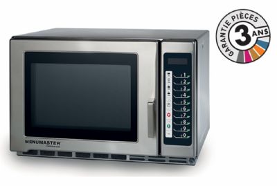 Four micro-ondes professionnel inox commandes électroniques 34 L puissance 1800 W Four micro-ondes professionnel inox commandes électroniques 34 L puissance 1800 W