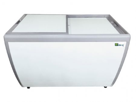 Rfrigrateur de bouteilles avec 2 demi portes coulissantes +3 / +8C - 260L