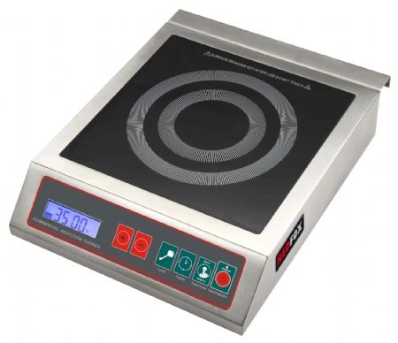 Cuisinière professionnelle monophasé à poser 1 feu 3,5 kW - Redfox - RIB 3536 ET