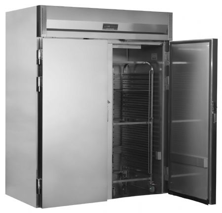 Armoire pâtissière positive froid à chariot 2 portes pleines inox 832 L - Tefcold - RIC1760X1