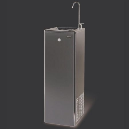 Fontaine  eau froide sur sol inox 2 sorties d'eau - 30L/h