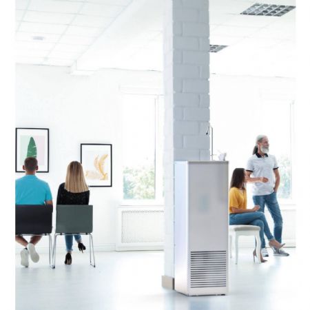 Fontaine à eau réseau avec banc de glace et débit de 30 L/h - Cosmetal - RIVER-IB-30-I