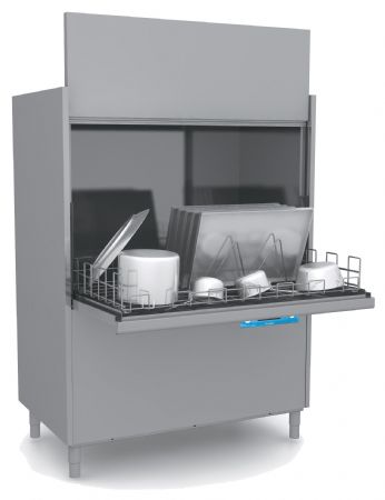 Lave-batteries professionnel panier 1310 x 700 mm triphasé - Furnotel - RIVER298V1