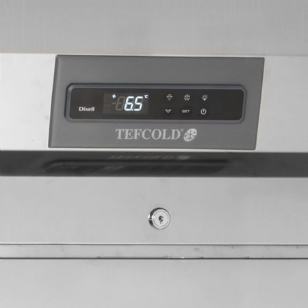 Armoire réfrigérateur positive professionnelle vertical GN2/1 - 2 portes pleines - Tefcold - RK1420