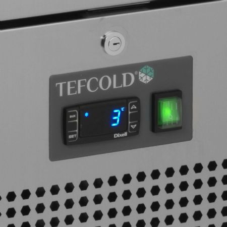 Refroidisseur d’encas 1 porte pleine inox 429 L -2 à +8 °C - Tefcold - RK500SNACK