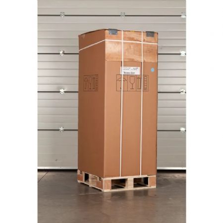 Armoire rfrigre positive mobile GN 2/1 en inox avec une porte pleine 480 L - 740 x 830 x 2010 mm