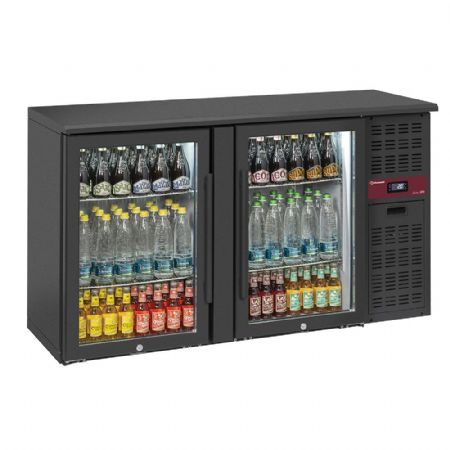 Arrière Bar 2 portes vitrées, 320 L, plage -2°C à +8°C, pieds réglables - Diamond Promo - RLB2-2G Arrière Bar 2 portes vitrées, 320 L, plage -2°C à +8°C, pieds réglables - Diamond Promo - RLB2-2G