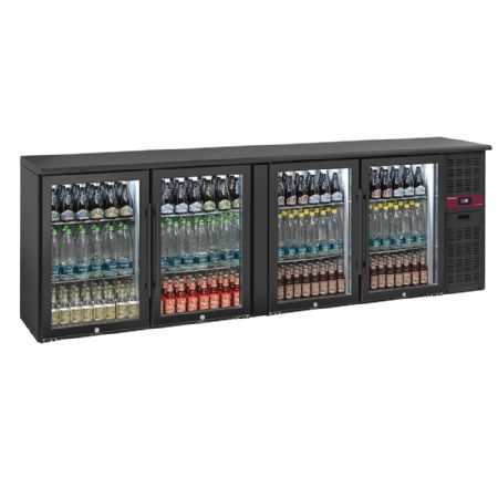 Arrière Bar 4 portes vitrées, 620 L, température positif - Diamond Promo - RLB4-4G Arrière Bar 4 portes vitrées, 620 L, température positif - Diamond Promo - RLB4-4G