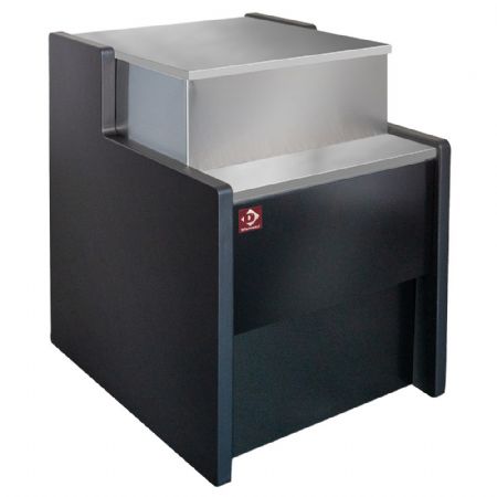 Meuble de caisse pour vitrine réfrigérée 700 mm noir - Diamond - RO-700/B5