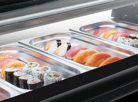 Vitrine  sushis noire -1 / -5 C (M1) - 76 litres