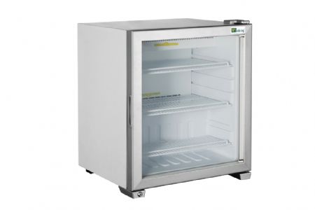 Armoire rfrigre ngative blanche petit volume 1 porte vitre -13 / -22C - 99L