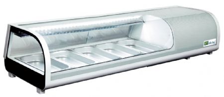 Saladette rfrigre positive vitre  poser 0 / +12C - 5xGN1/3
