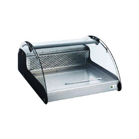 Vitrine rfrigre  poser avec vitre bombe +2 / +12C - 2 bacs GN1/1